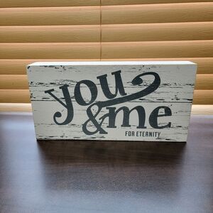 Wedding Anniversary Love Wood Block